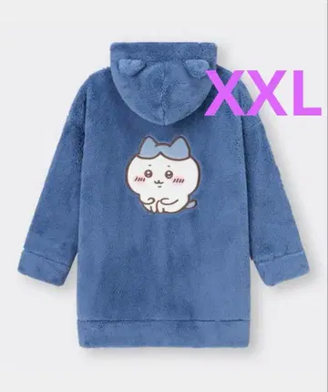 GU 치이카와 (먼작귀) 마쉬멜로우 필 후드티 하치와레 XXL 사이즈