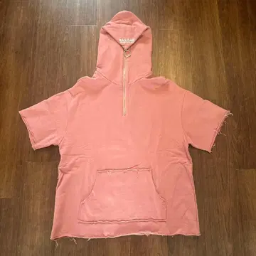 BLACK FLAME 하프 지퍼 후드티