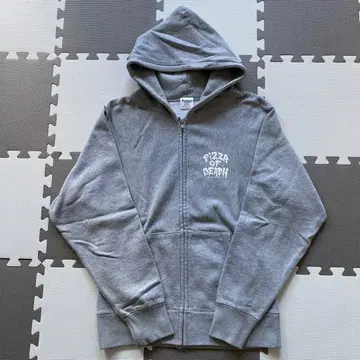 미사용! PIZZA OF DEATH 집업 후디 그레이 M