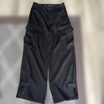 HARE 블랙 카고 팬츠