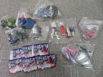 6RR1821 건담 가챠폰 가챠가챠 근육맨 지우개 7개 일괄