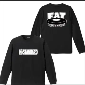 HI-STANDARD 긴팔 티셔츠 L 블랙