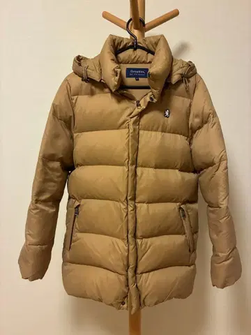 GYMPHLEX 짐플렉스 롱 다운 자켓 사이즈 12 베이지