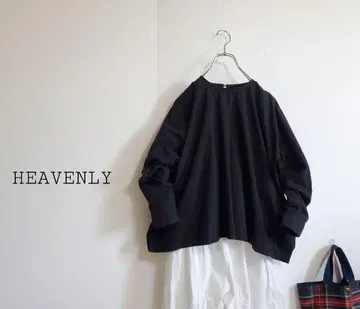 헤븐리 밴드 카라 와이드 블라우스