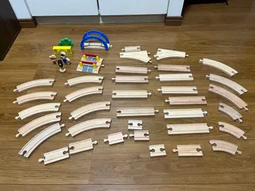 moku 기차 레일 세트