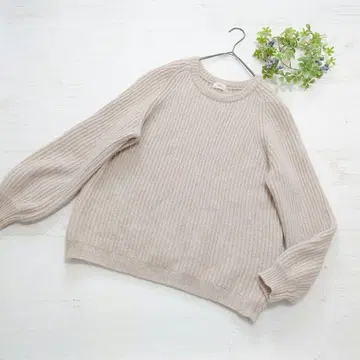 [ 새상품급 ] IENA 이에나 모헤어 혼방 편직 풀오버 니트 스웨터 F