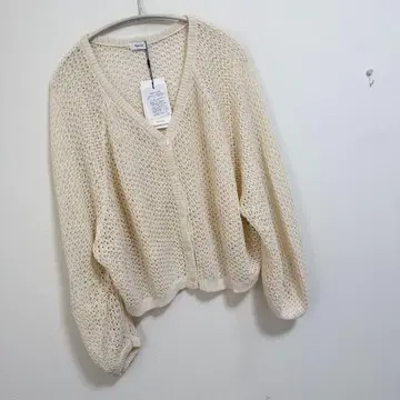 아파트바이 페이퍼 메쉬 V 가디건