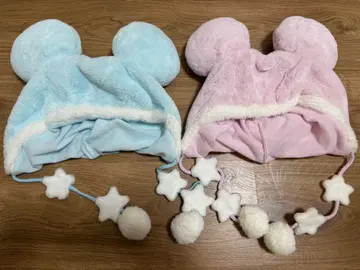 신상 미키 팬캡 블루 핑크 디즈니 리조트 2세트