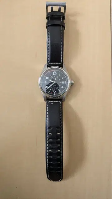 Hamilton 블랙 손목시계(쿼츠)