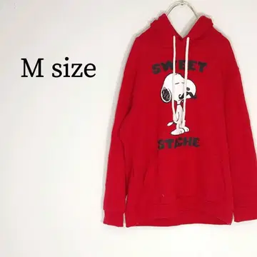 후드티 맨투맨 후디 스누피 로고 긴팔 오버 사이즈 M