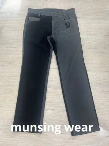 먼싱웨어 munsing wear 79 바이컬러 코듀로이 비대칭