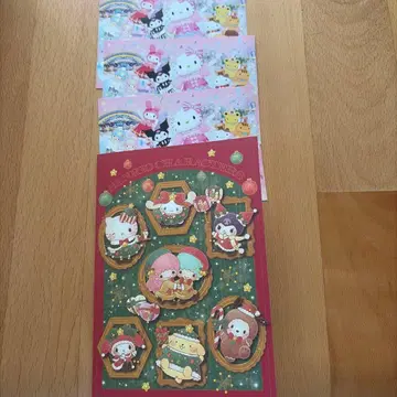 산리오 크리스마스 엽서