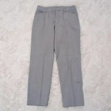 [ 7-IDconcept ] 새상품급 그레이 슬랙스 플랫 프론트 38