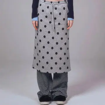 YOUHEE 레이어드 스커트 팬츠