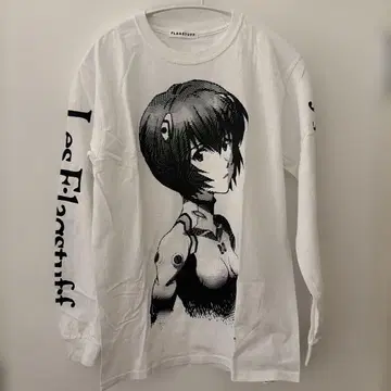 flagstuff 에반게리온 아야나미 레이 롱 T셔츠 S 사이즈