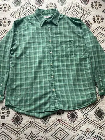 90s j crew 체크 셔츠