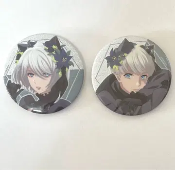 니어 오토마타 난자타운 캔뱃지 2B 9S 캔뱃지 블랙