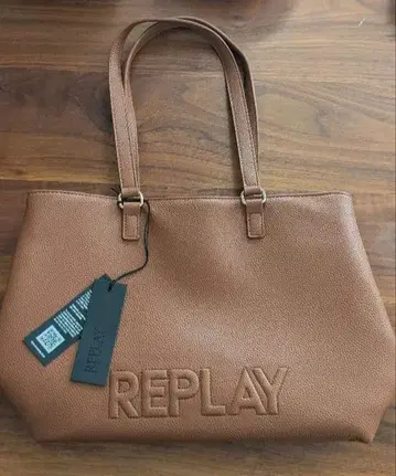 REPLAY (이탈리아) 브라운 토트백