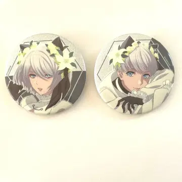 니어 오토마타 난자타운 캔뱃지 2B 9S 캔뱃지 화이트