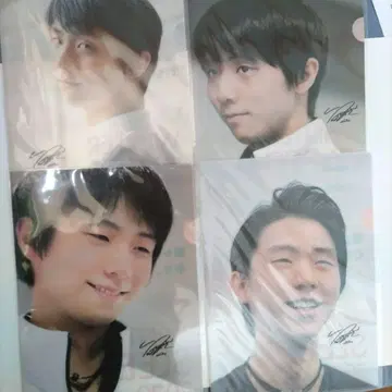 하뉴 유즈루 니시카와 캠페인 2020 클리어 파일 4장 세트