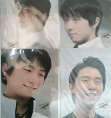 하뉴 유즈루 니시카와 캠페인 2020 클리어 파일 4장 세트