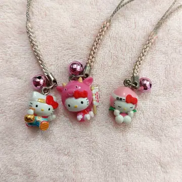 지역 한정 키티 매듭 스트랩 3개 세트