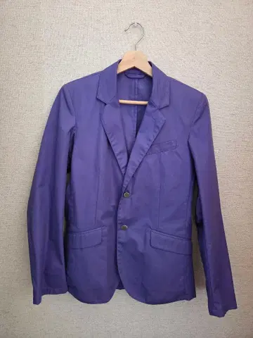 agnis b. 애니에스b 보라색 테일러드 자켓