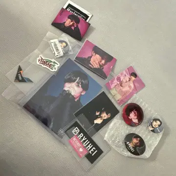 BE:FIRST Joshin 스티커 캔뱃지 트레이딩 카드 류헤이