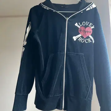 스컬 벨로아 후드티 y2k 헤이세이