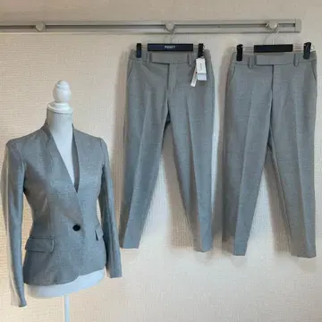 수트 컴퍼니 그레이 수트 셋업 3세트 36 새상품급 가을/겨울