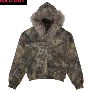 FUR ZIP HOODIE - REALTREE 9/S PROJECT