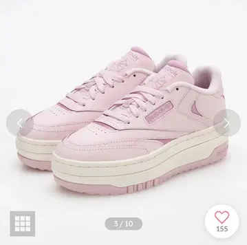 Reebok 클럽 C 엑스트라 핑크 통굽 스니커즈