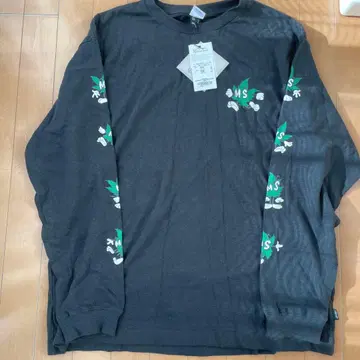 마나스태쉬 헴프 로고 롱 슬리브 티셔츠 헴프 쁘띠