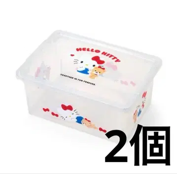 헬로키티 보관 케이스 S 라메 2개 세트