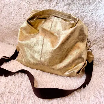 FLRLA 훌라 3WAY 숄더백 핸드백 호일 골드 가죽