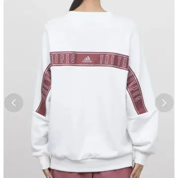 adidas 화이트 맨투맨 L 사이즈 JG8174