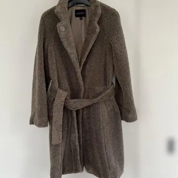 바나나 리퍼블릭 보아 코트 XS 모카 브라운