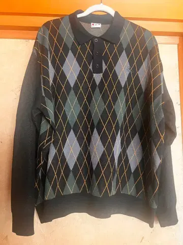 Cooper 아가일 무늬 스웨터 L 사이즈
