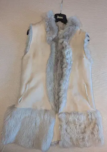 리얼 램스킨 리버서블 무스탕 베스트