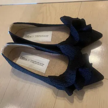 Offen pointed FRIN BLACK 블랙 블랙 37