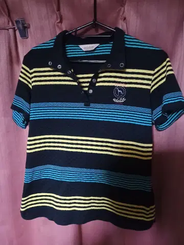 adalat 아다바트 스트라이프 반팔 피케 셔츠