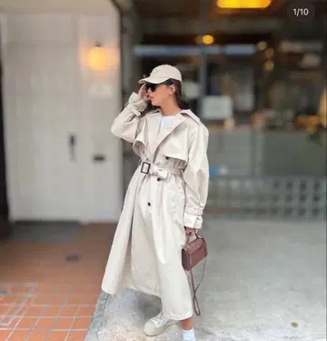 handsome lady trench coat