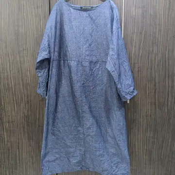 [ mizuiro ind ] 샴브레이 데님 원피스