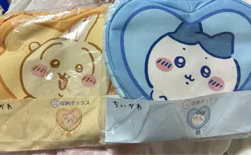 치이카와 (먼작귀) 뚜껑 포함 수납 박스 하치와레 토끼 시마무라