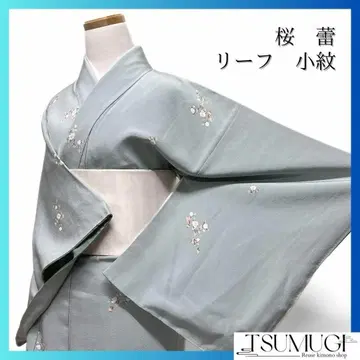 미착용 코몬 벚꽃 새싹 리프 기모노 112a d