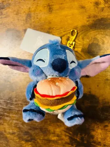 스티치 햄버거 키링