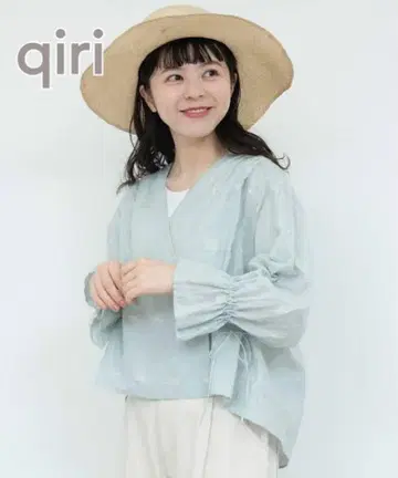 qiri kakkousou blouse 블라우스 그린 색스 F
