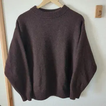 유니클로 U 프리미엄 라무 로게이지 스웨터 XL