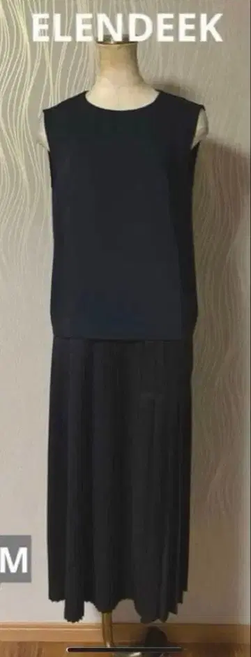 ELENDEEK 엘렌딕 플리츠 롱 원피스