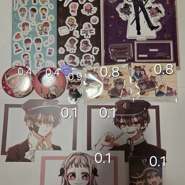 지박소년하나코군지하군 츠카사미츠바뱃지미니sd아크릴스탠드엽서포카스티커비공굿